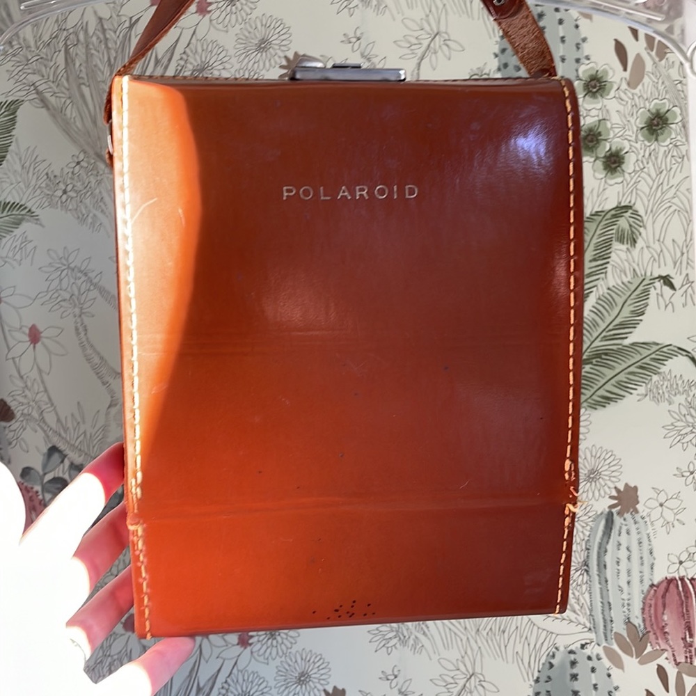 Old Polaroid Case and Binoculars